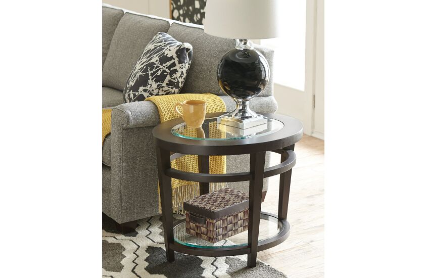 OVAL END TABLE Room Scene 1