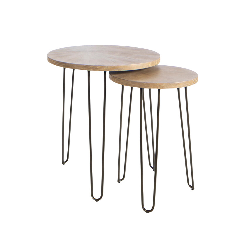 ROUND NESTING END TABLES - 1