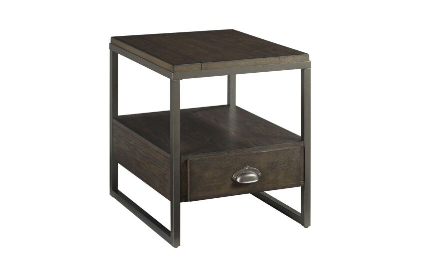 BAJA II-RECTANGULAR DRAWER END TABLE