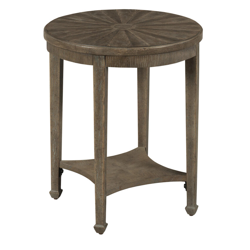 SUTTER ROUND END TABLE - 1