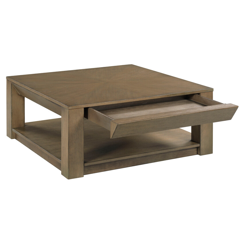 SQUARE DRAWER COFFEE TABLE - 3
