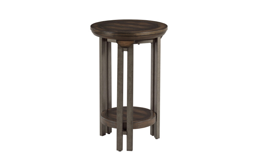 KETCHUM-HAMILTON-ROUND CHAIRSIDE TABLE