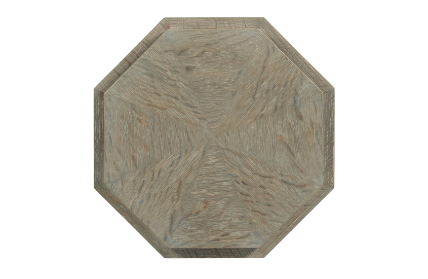 CLINTON OCTAGONAL CHAIRSIDE TABLE - 2