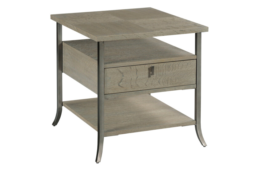 -ROCKFORD RECTANGULAR DRAWER END TABLE