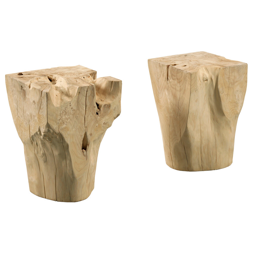 HIDDEN TREASURES-BLEACHED ROOT ACCENT TABLE