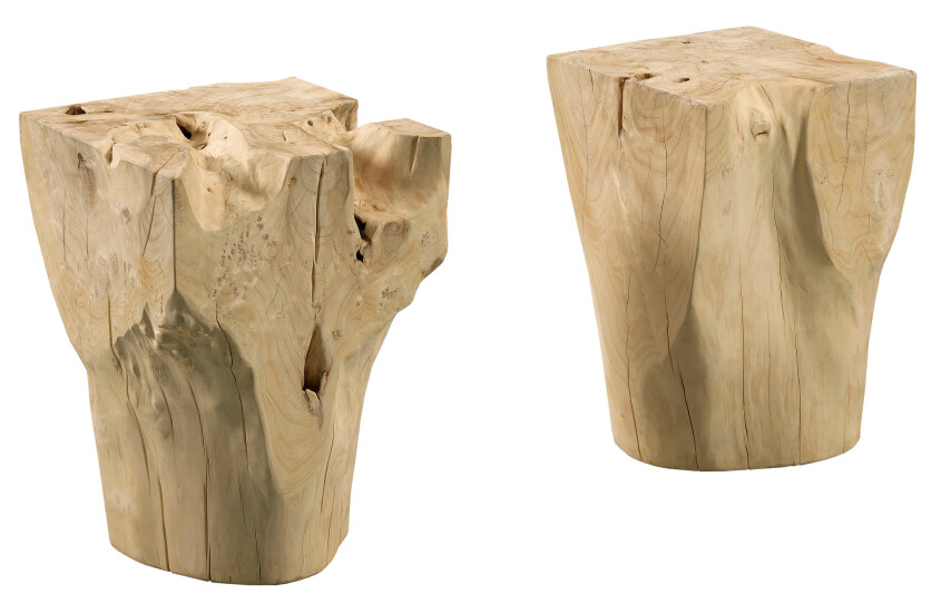 -BLEACHED ROOT ACCENT TABLE