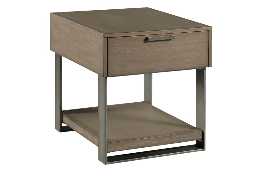 RECTANGULAR DRAWER END TABLE