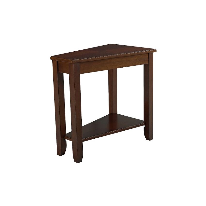 CHAIRSIDES-WEDGE CHAIRSIDE TABLE-CHERRY