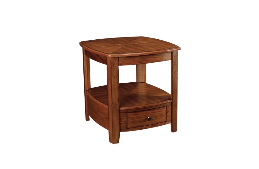 PRIMO-RECTANGULAR DRAWER END TABLE