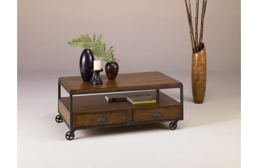 BAJA-RECTANGULAR STORAGE COFFEE TABLE